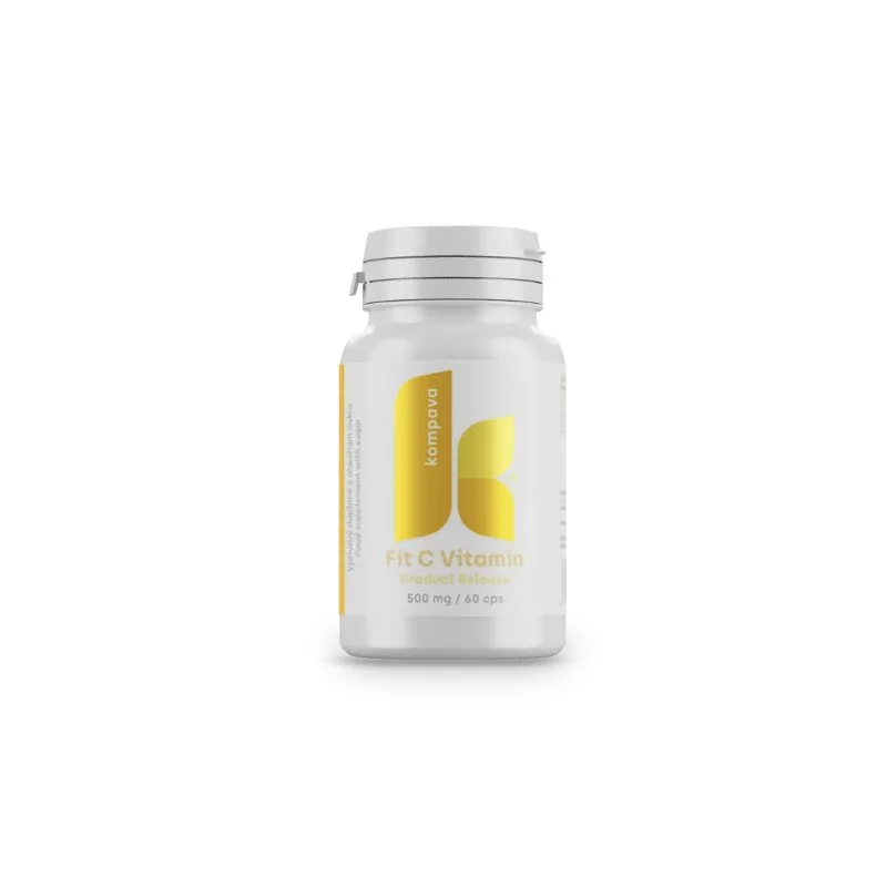 Kompava Fit C vitamín C 500 mg 120 kapsúl postupné uvoľňovanie