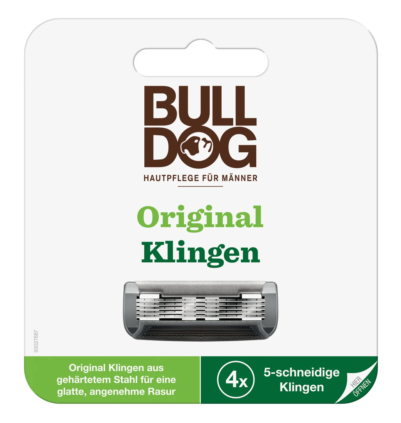 Bulldog Original náhradné žiletky 4 ks