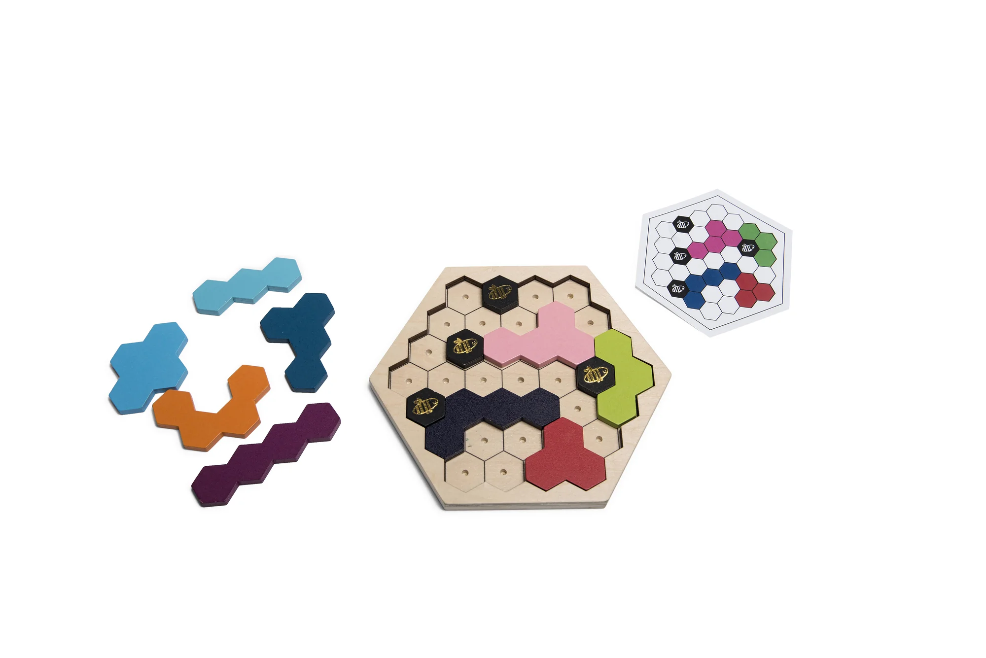 Logické puzzle - včielky