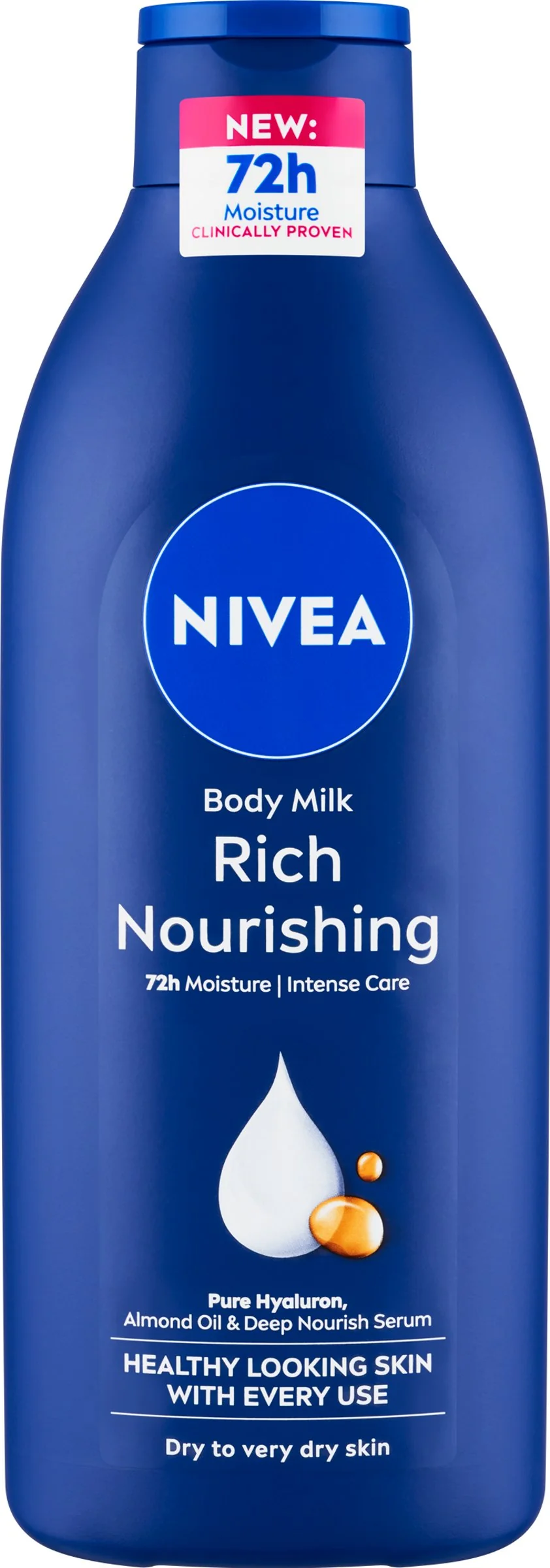 Nivea Výživné telové mlieko Body Milk 1×400 ml, telové mlieko