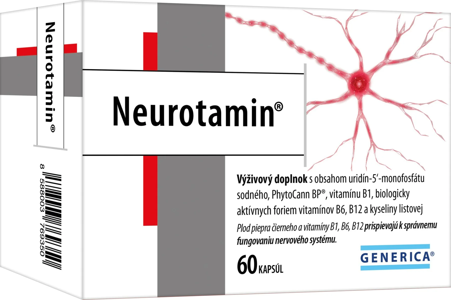 Neurotamin® 1×60 cps, výživový doplnok
