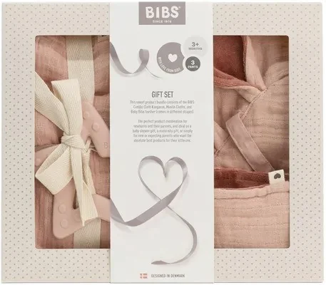 BIBS darčekový set stredný, Blush 1×1 set, darčekový set
