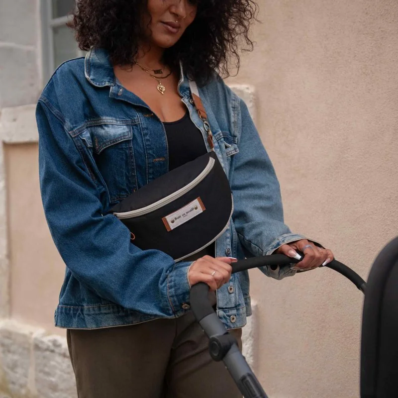 Baby on Board prebaľovacia Crossbody taška Armelle Black