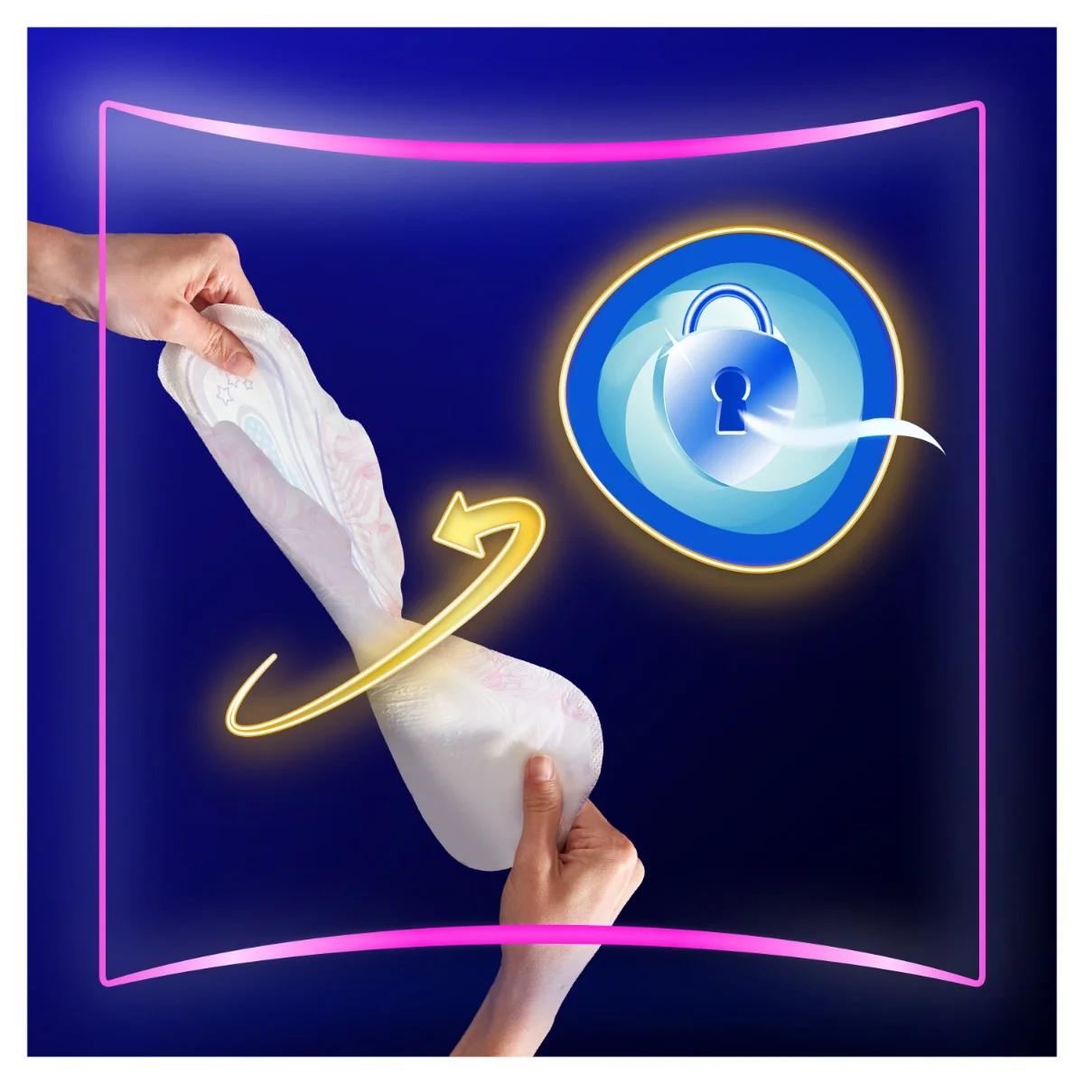 Always Ultimate Night hygienické vložky s krídélkami (Veľkosť 6), 8 ks 1×8 ks hygienické vložky
