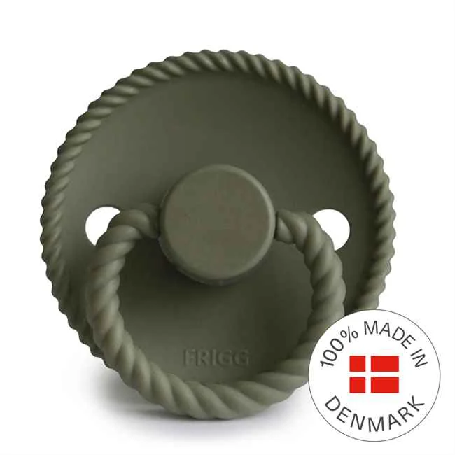 FRIGG Rope silikónový cumlík Olive, 0-6m 1×1 ks, cumlík