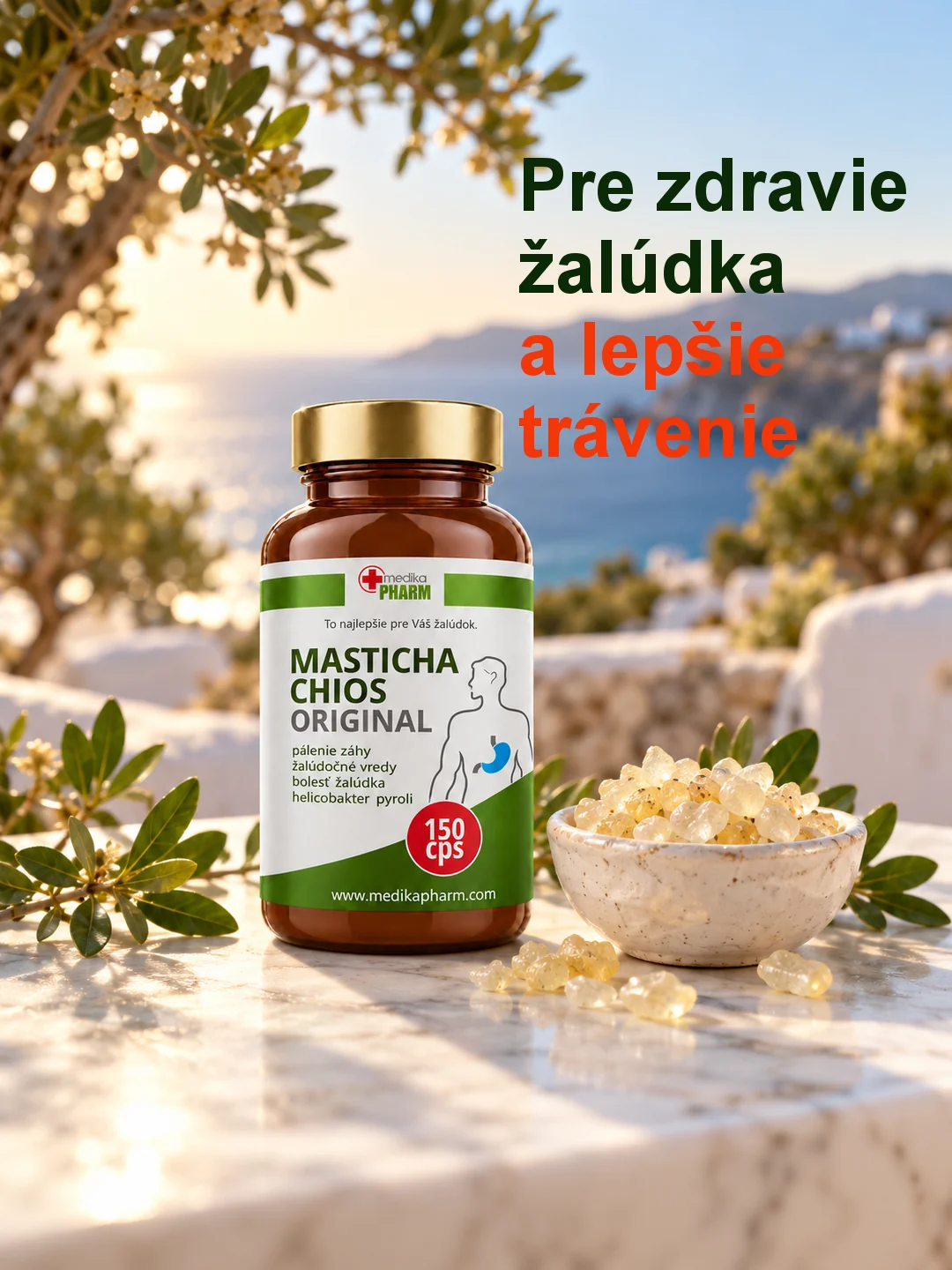 MASTICHA CHIOS ORIGINAL 1×120 tbl, výživový doplnok