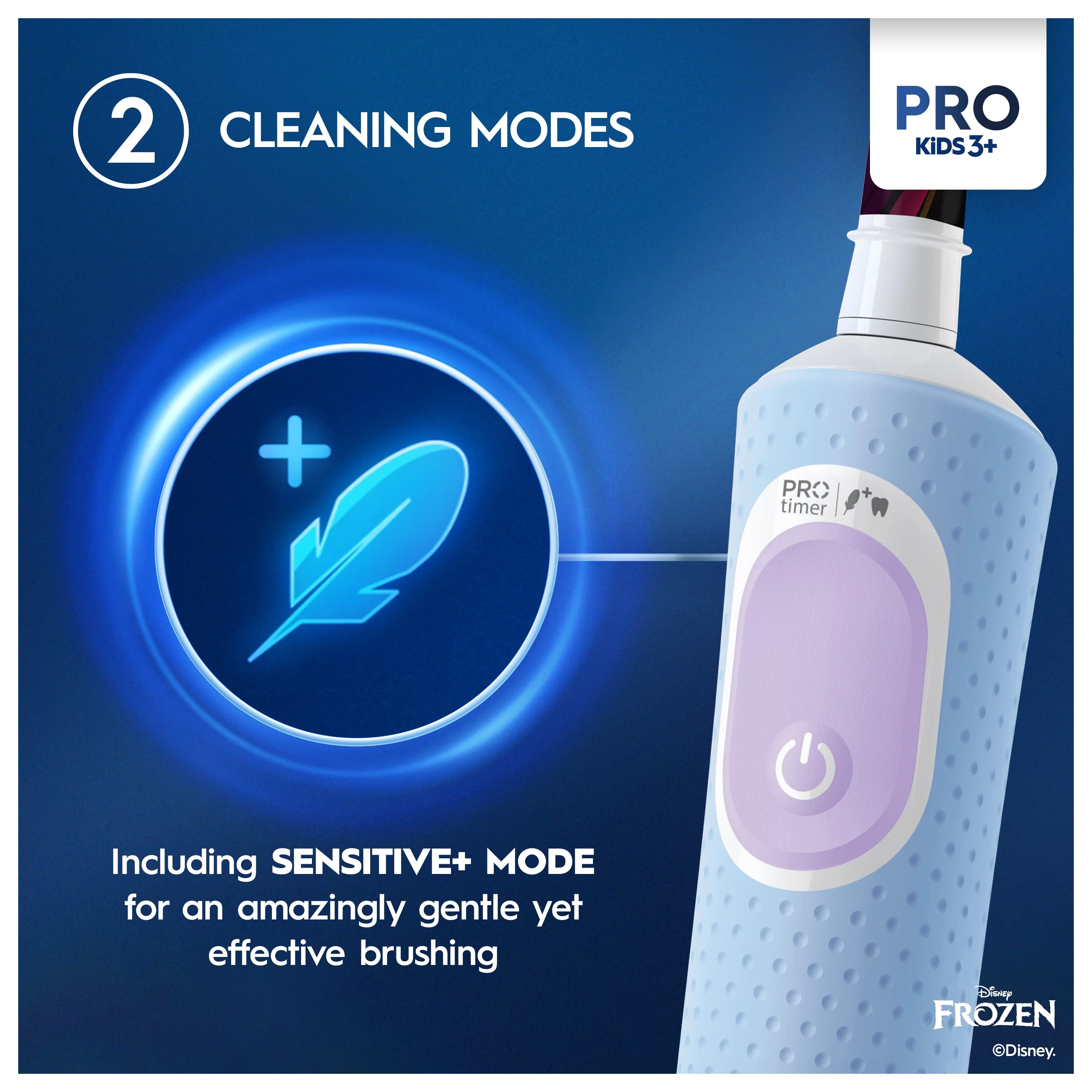 Oral-B EK Pro Kids 3+ Frozen + Cestovné púzdro 1×1 set, elektrická zubná kefka
