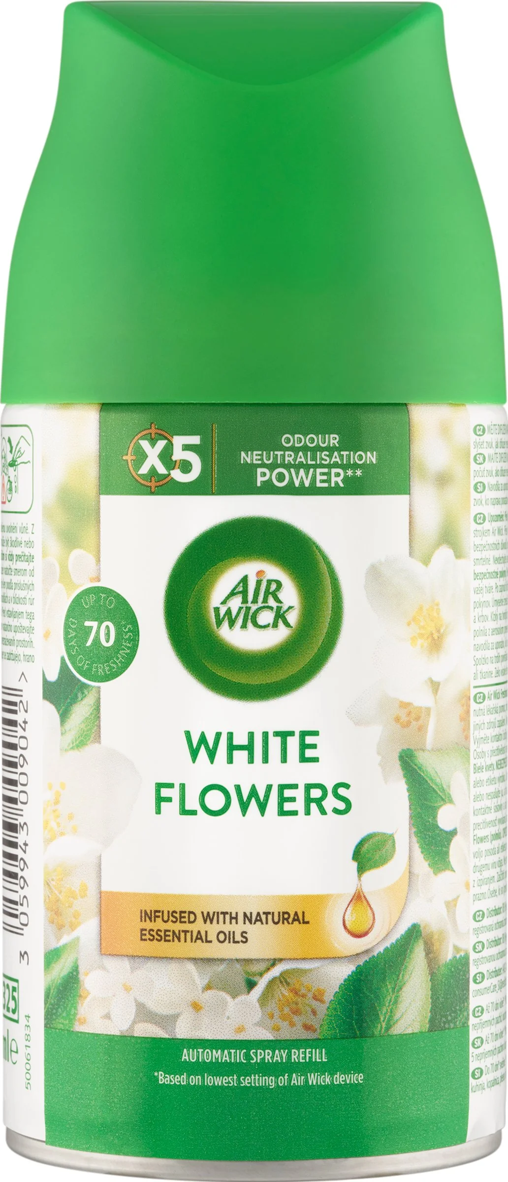 Air Wick náplň do osviežovača Biele kvety 250ml
