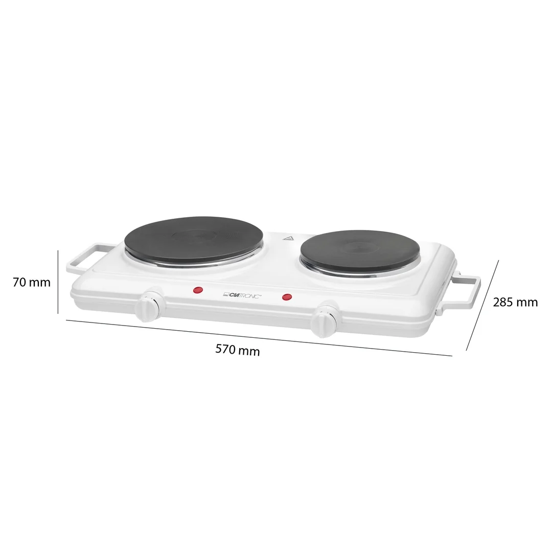 Clatronic DKP 3583 elektrická dvojplatnička 2500 W