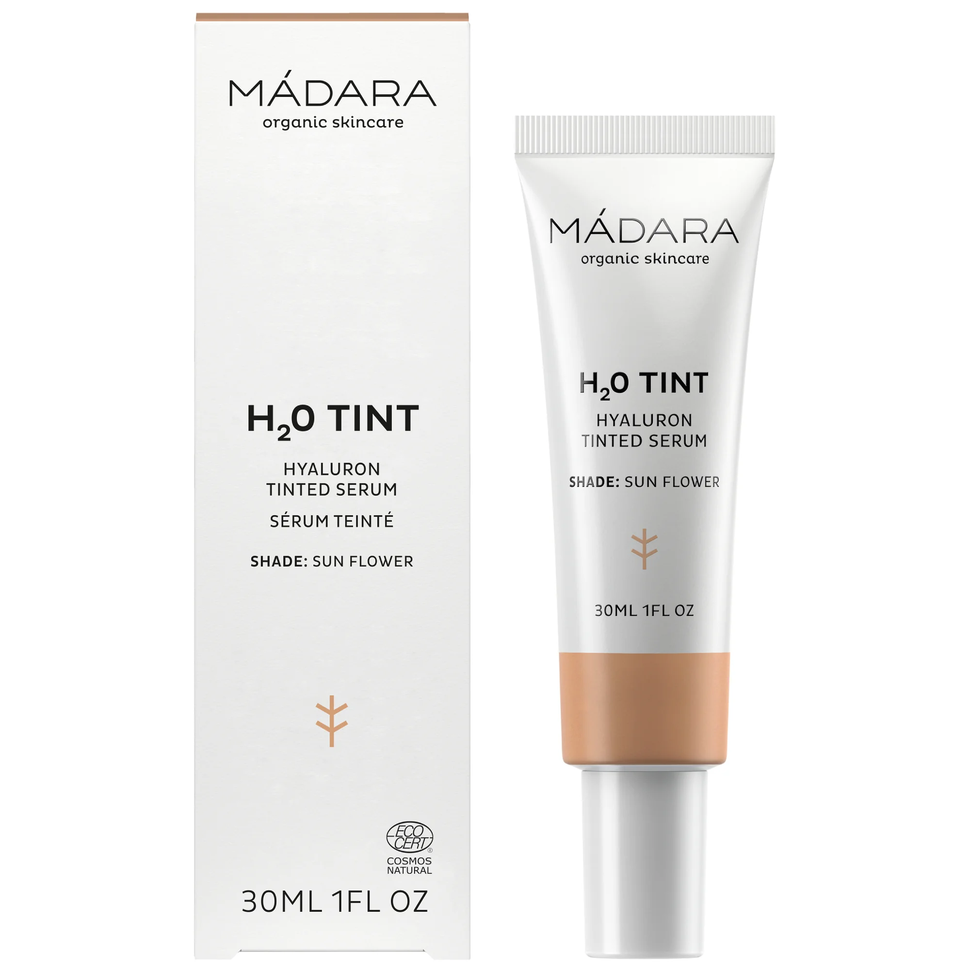 MÁDARA H2O Hyalurónové tónovacie sérum s kyselinou hyalurónovou #3 Sun Flower 30 ml