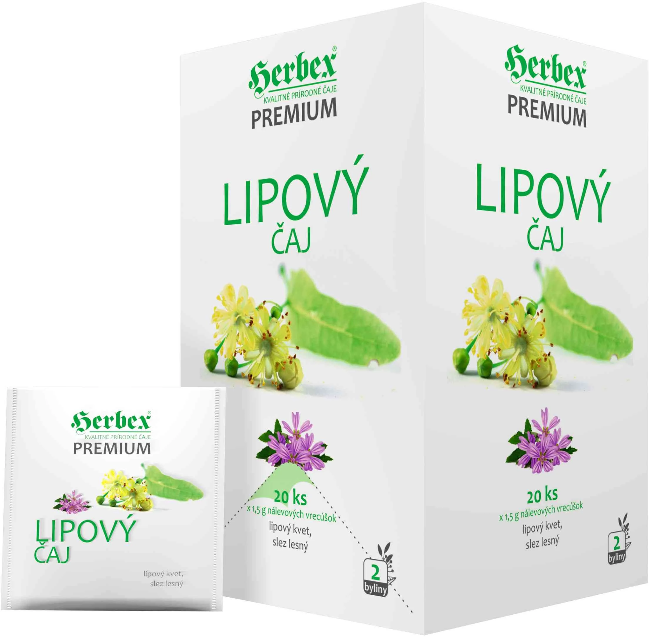 HERBEX Lipový čaj 20x1,5 g 20×1,5 g, lipový čaj