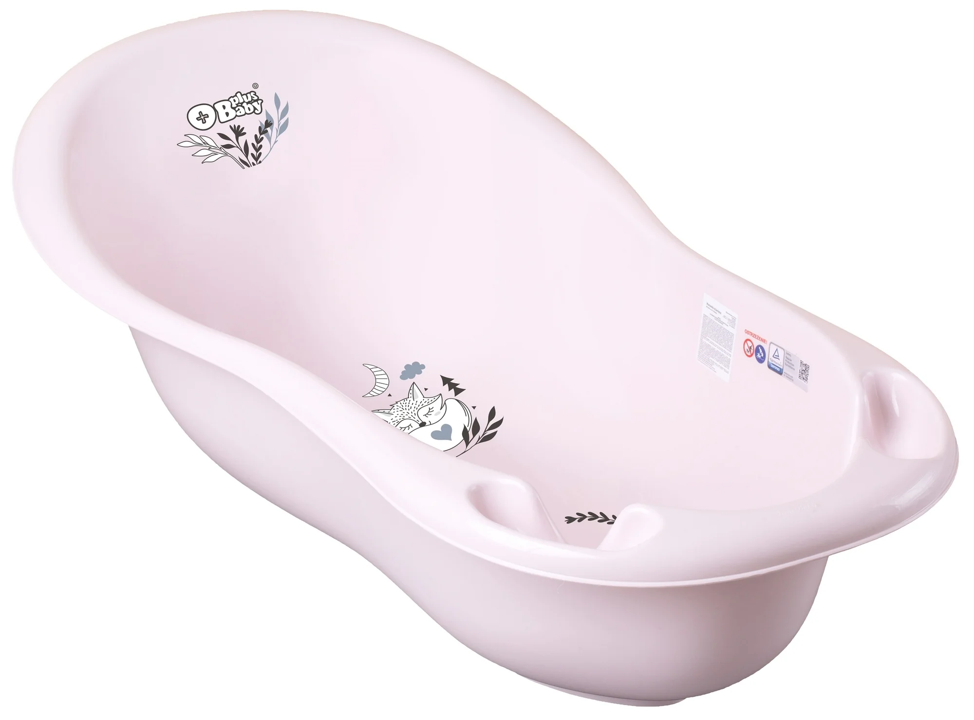 TEGA BABY Plus Baby Vanička malá 86cm Líška, ružová