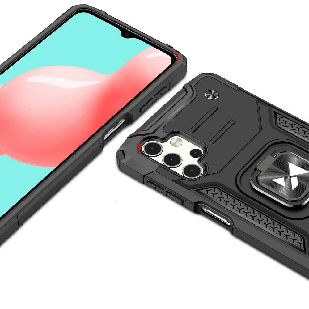 MG Ring Armor plastový kryt na Samsung Galaxy A53 5G, čierny