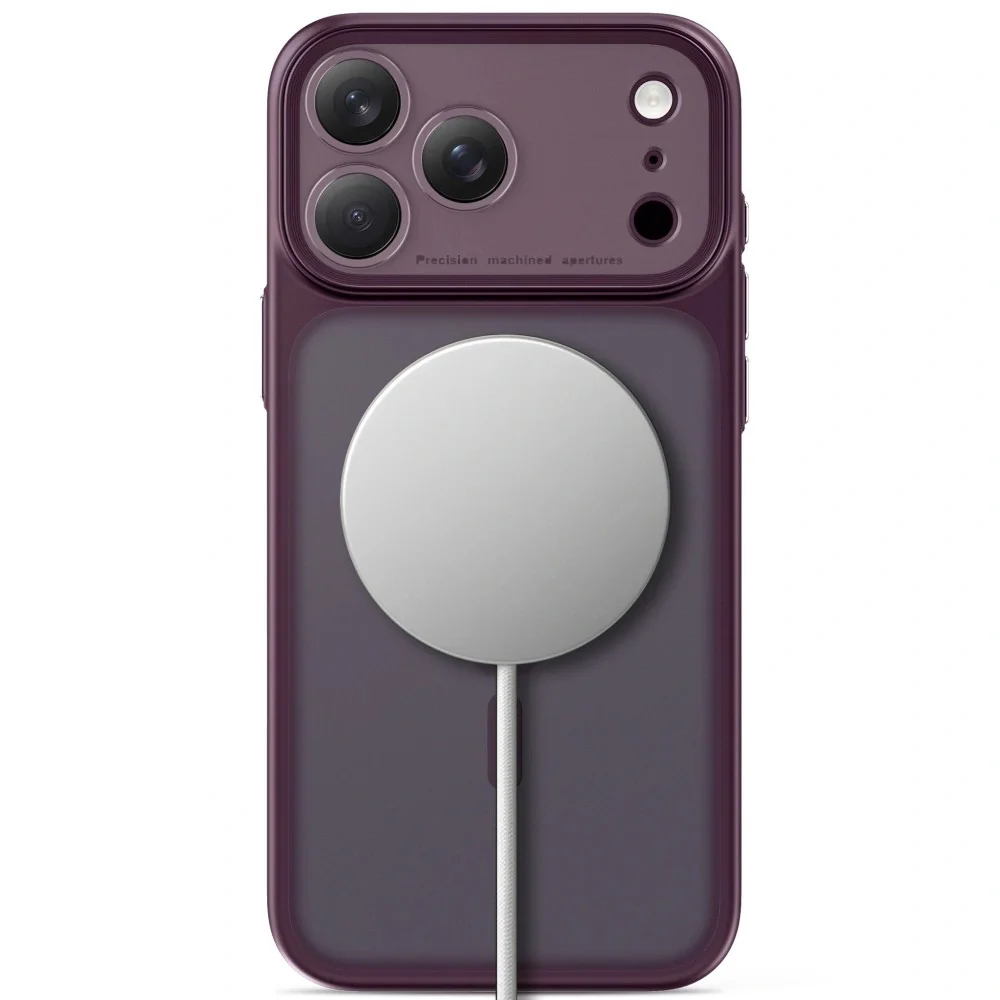 Tech-Protect MagPrime MagSafe CC kryt na iPhone 17 Pro Max / 18 Pro Max, bordový