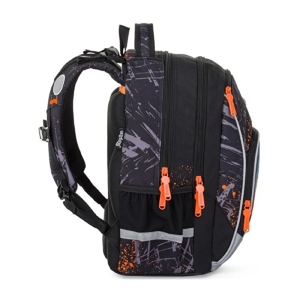 Školský batoh OXY GO Dino modrý, ergonomický