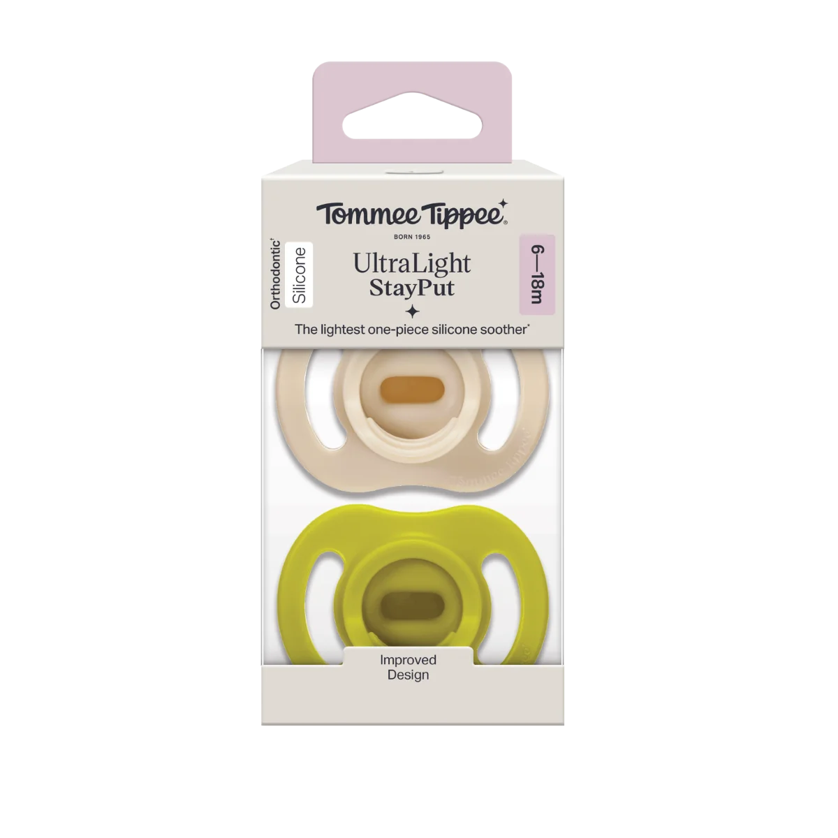 Tommee Tippee Silikónový Cumlík Ultra-light 6-18m 2 ks