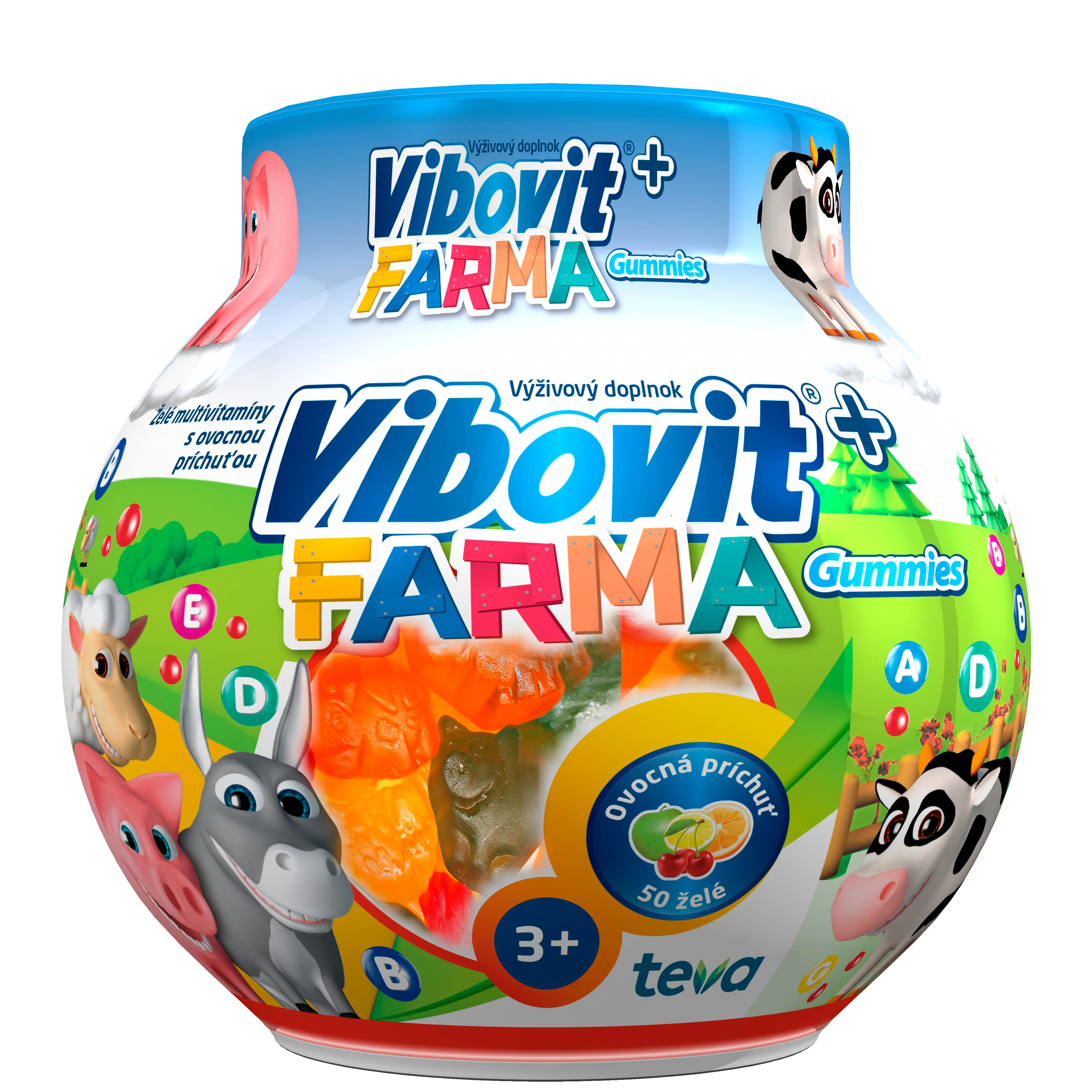 VIBOVIT + FARMA 1×50 ks, výživový doplnok