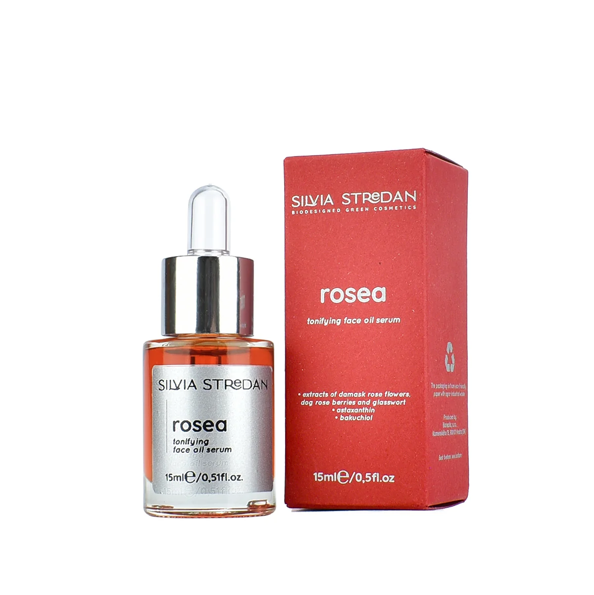 ROSEA, tonizujúce olejové sérum - 15 ml, slovenský výrobok