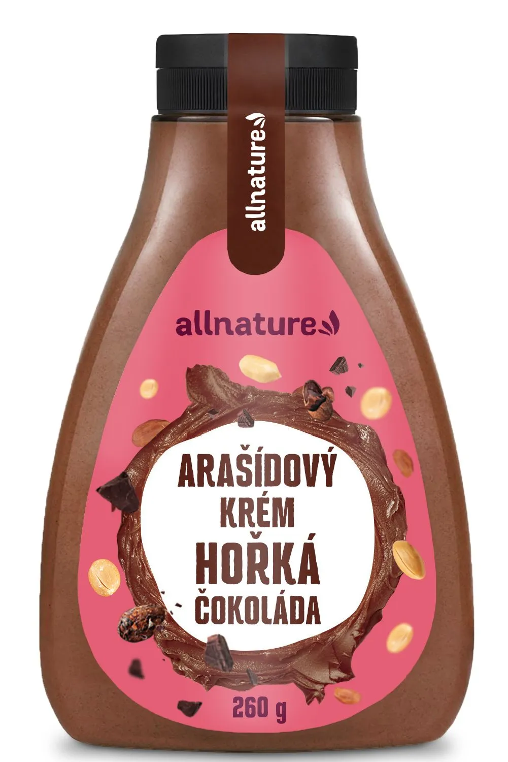 Allnature Arasidovy Krem S Horkou Cokoladou 260g