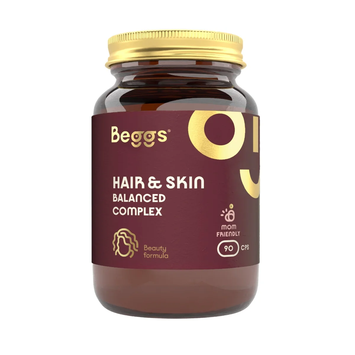 Beggs Balanced hair&skin COMPLEX 90 cps 1×90 cps, výživový doplnok