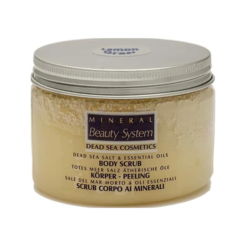 MINERAL BEAUTY System telový peeling soli a oleja - Citronová tráva 300ml