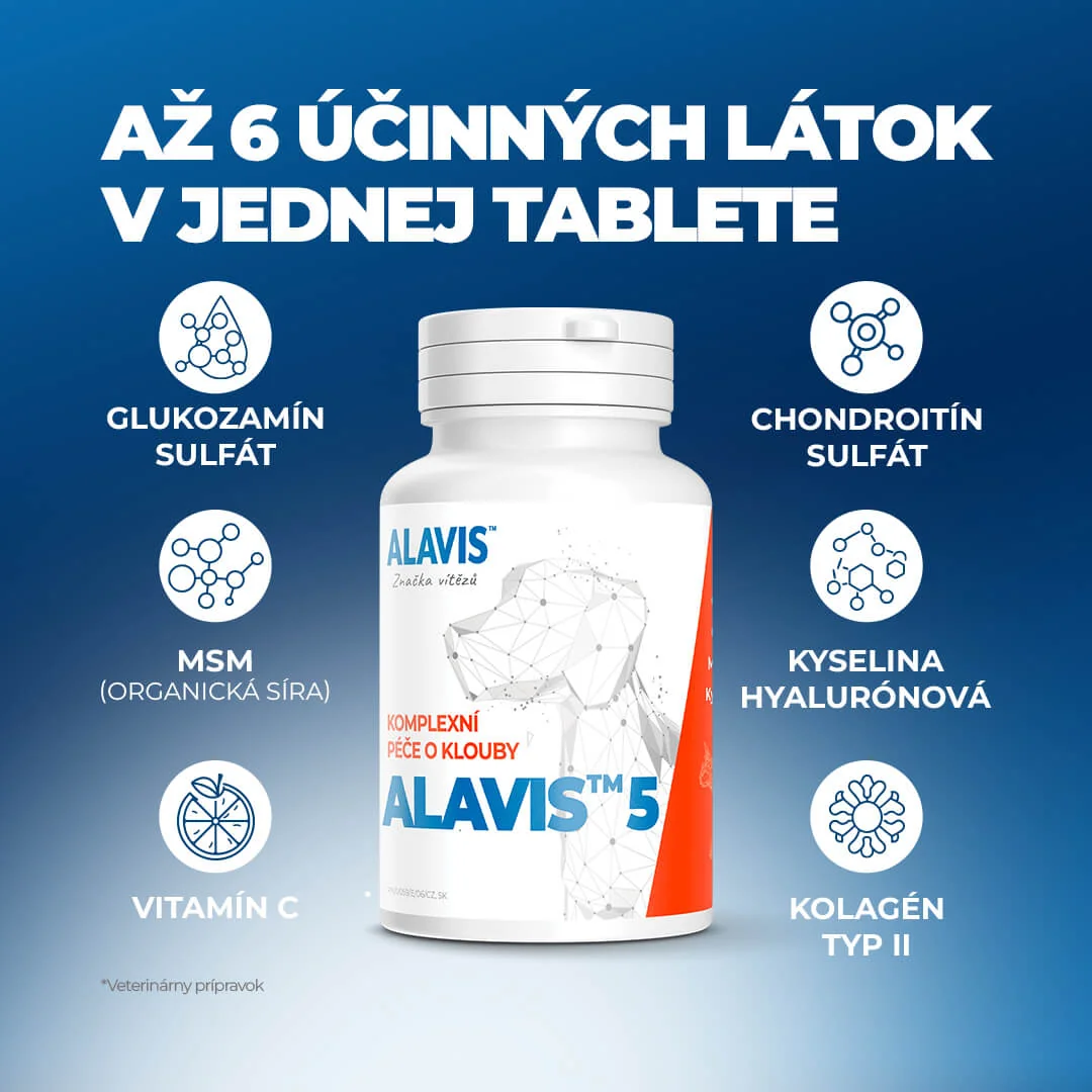 ALAVIS 5 90 tbl 1×90 tbl, komplexná kĺbová výživa