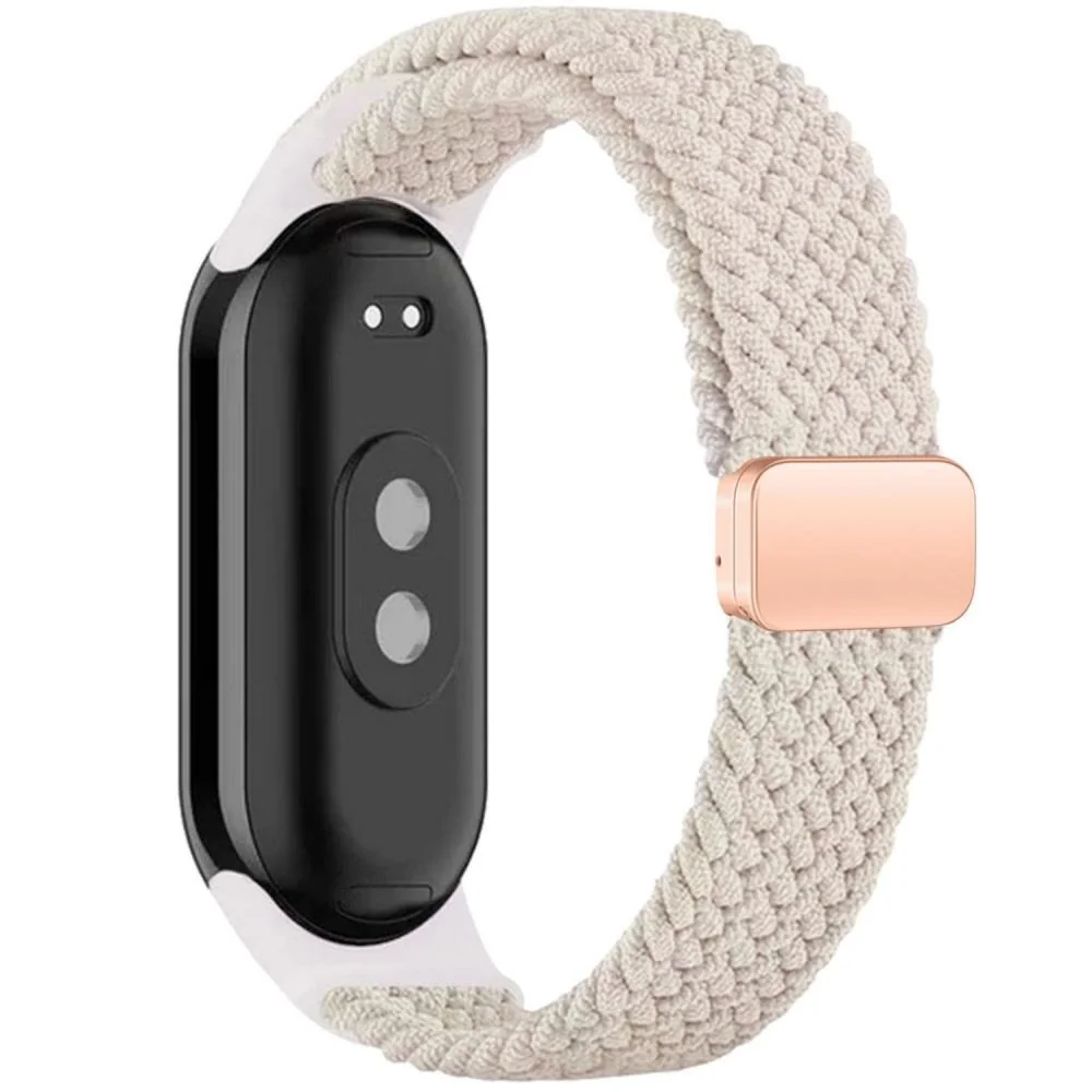 Tech-Protect Nylonmag remienok na Xiaomi Smart Band 8 / 9 / NFC, starlight ight