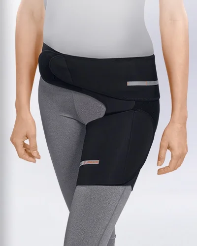 Stabilizačná ortéza, podpora stavov bedrového kĺbu, Coxa-Hit® 07480 XXL, pravá noha