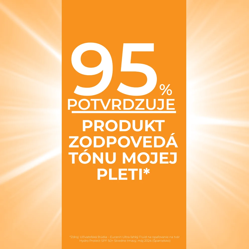 Eucerin SUN Ultra ľahký fluid na tvár HYDRO PROTECT SPF 50+, svetlý 1×50 ml, fluid