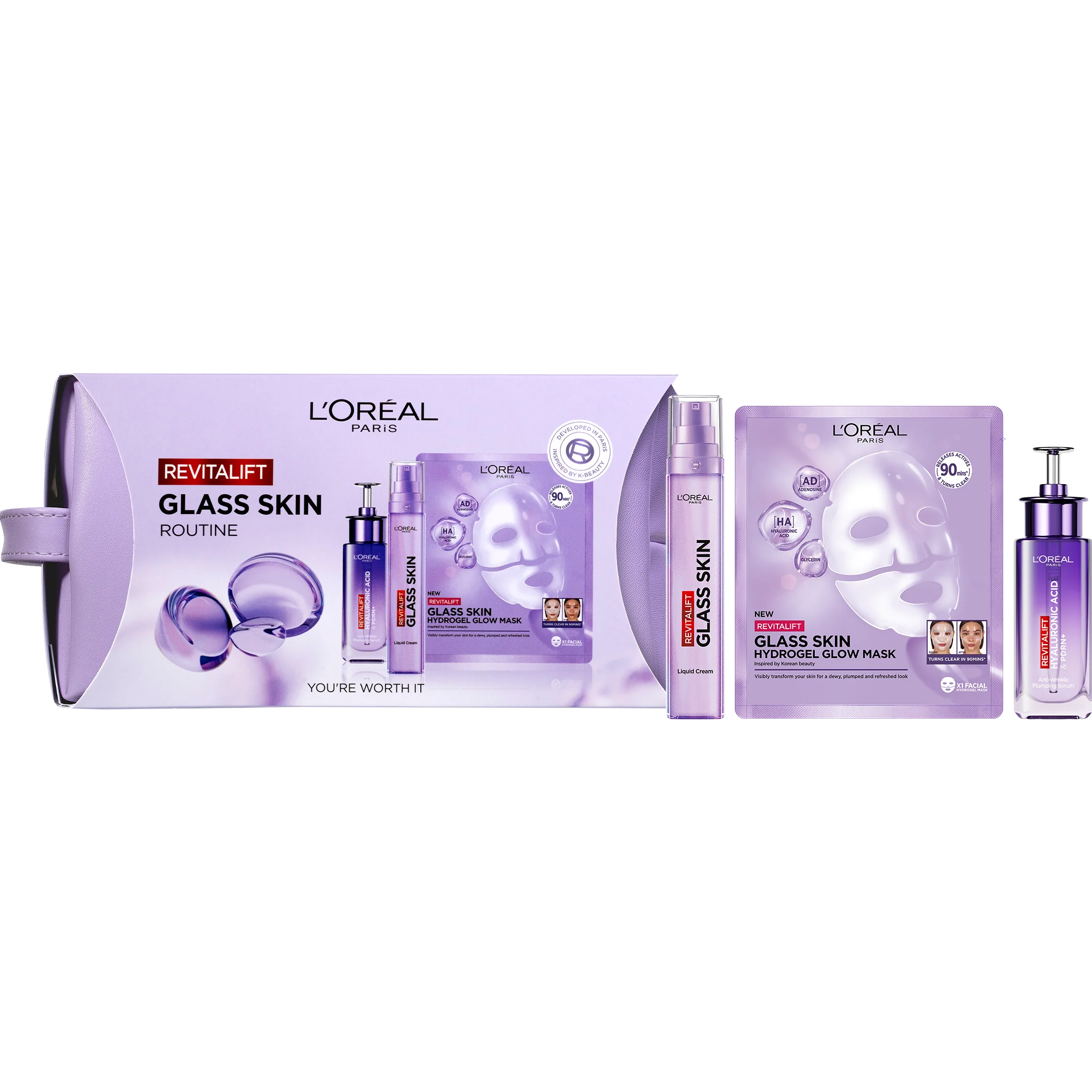 L'Oréal Paris Revitalift Glass Skin – vianočný set 2026 1 set