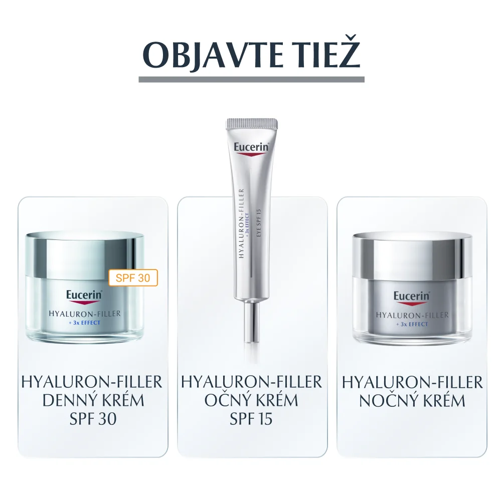 Eucerin HYALURON-FILLER + 3x EFFECT Sérum 1×30 ml, (6x5 ml), pre ženy od 35 rokov