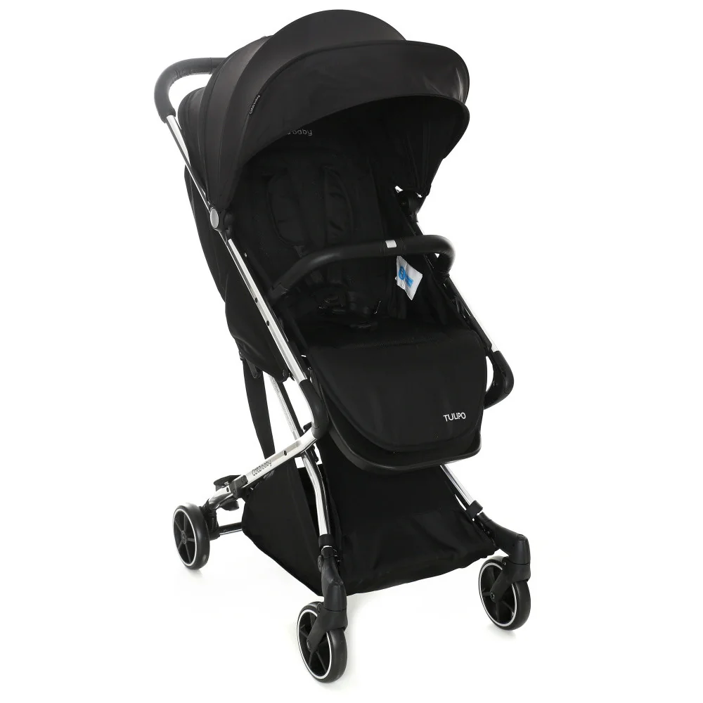 Coto Baby Detský kočík TULIPO 2020 - Black