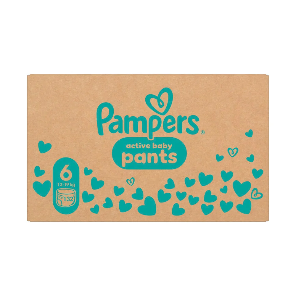 Pampers Pants MP S6 13-19kg 1×132 ks, detské plienkové nohavičky
