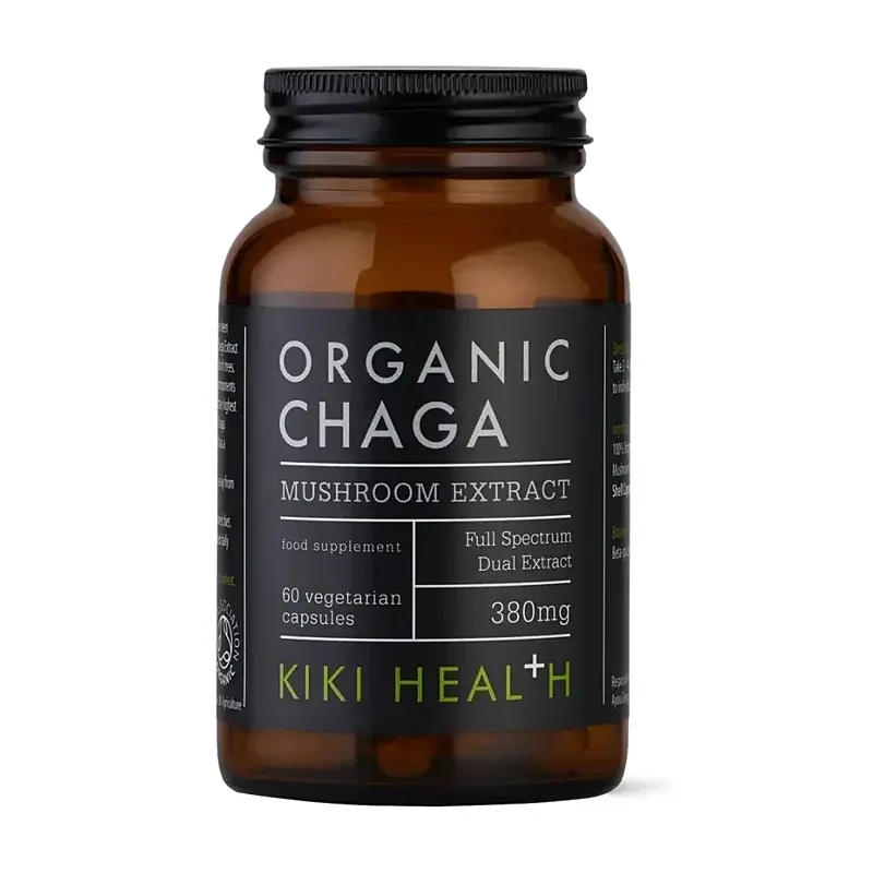 KIKI Health Čaga extrakt 380 mg -, 60 kapsúl