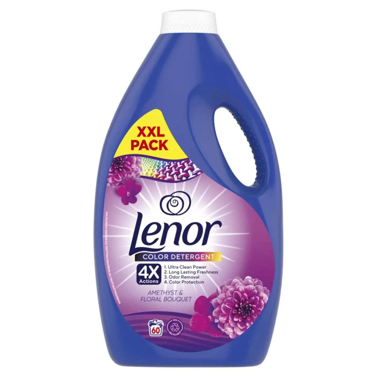 Lenor Tekutý prací prostriedok 3l, 60 praní AmethystAmethyst&Floral Bouquet Color 1×3 l, prací prostriedok