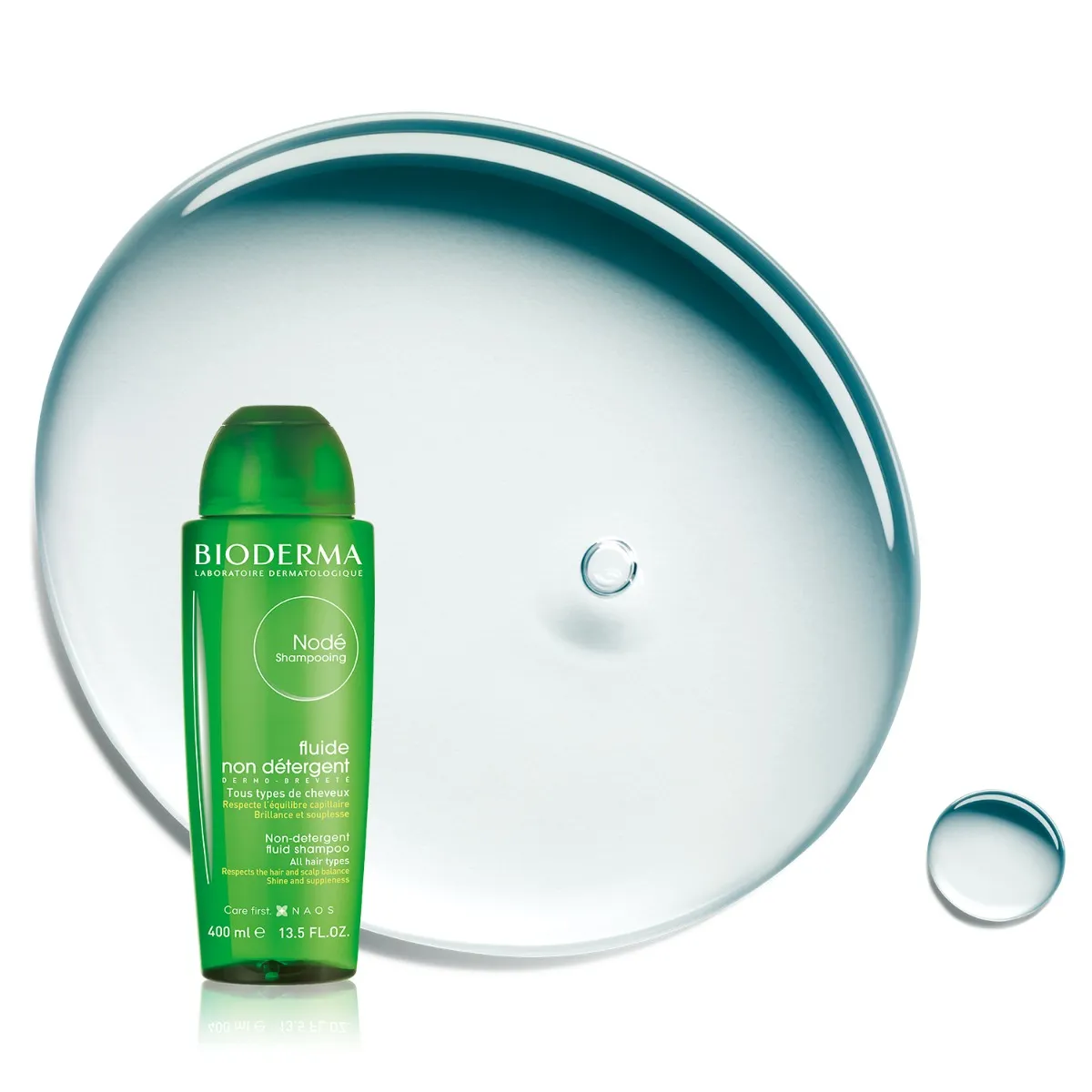 BIODERMA Nodé Fluid 400 ml, nedráždivý šampón pre všetky typy vlasov 1×400 ml, jemný šampón