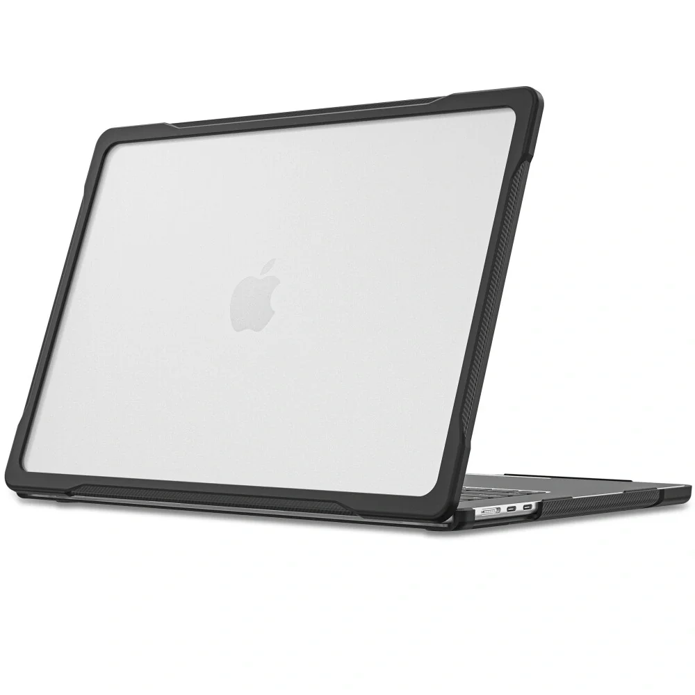 Tech-Protect Velar puzdro na MacBook Air 15'' M2-M5 2023-2026, čierne / priesvitné