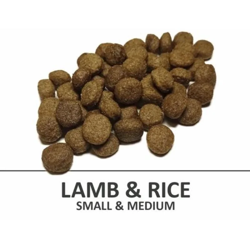 DELIKAN CD Adult Small and Medium 23/11 Lamb and Rice 12kg Kompletné superprémiové krmivo s jahňacím mäsom a ryžou pre psy stredných a malých plemien