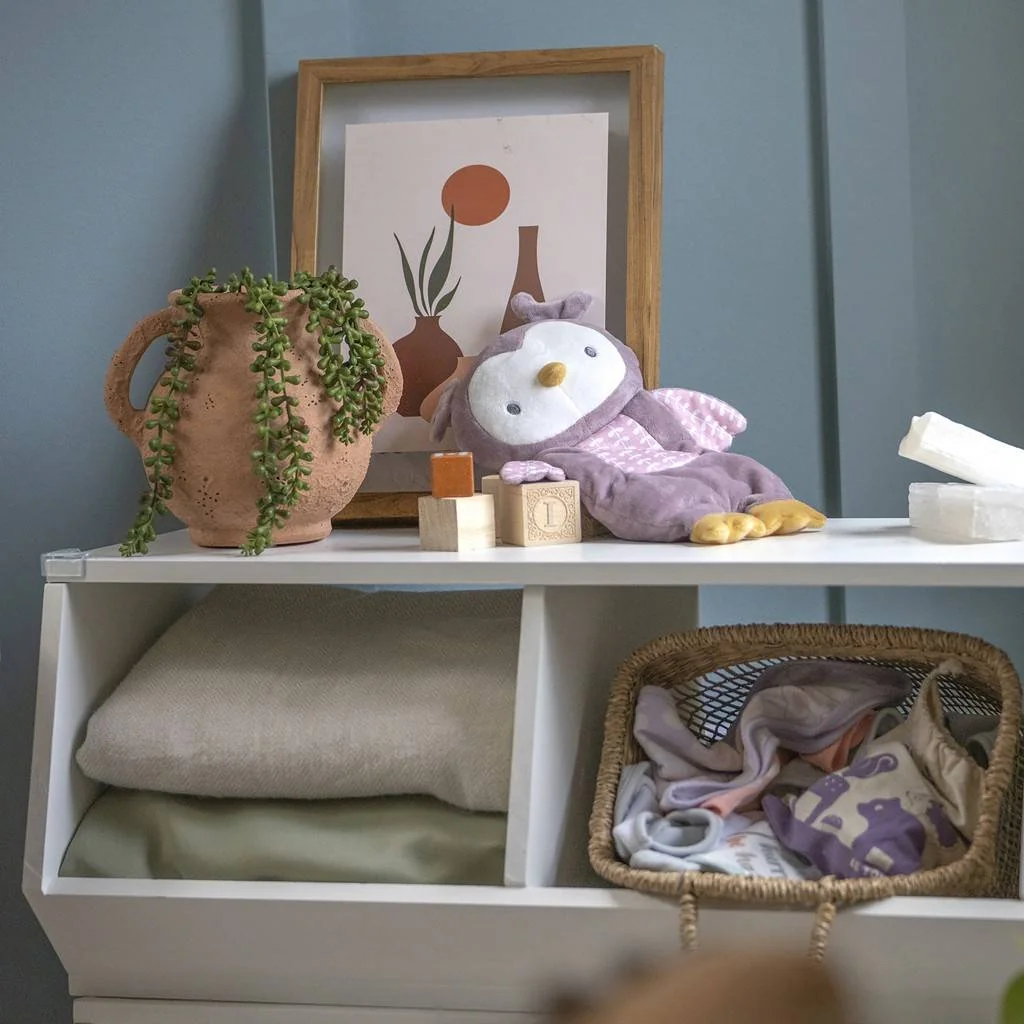 INGENUITY Hračka plyšová sova Nally 0m+ 1×1 ks, plyšová hračka pre deti