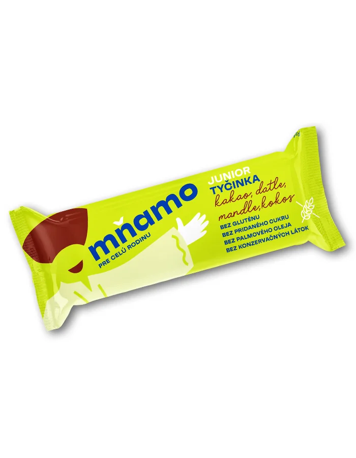 Mňamo Junior tyčinka - Mandľa, Kokos, Kakao, Datle 40 g