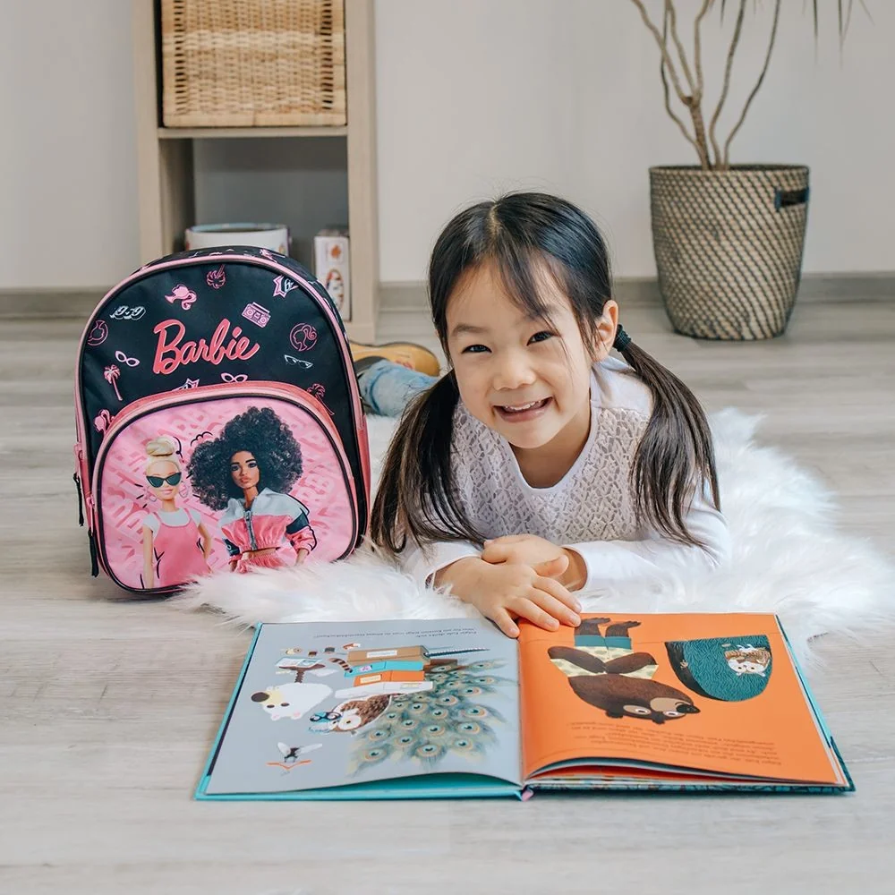 Barbie - Predškolský batoh Ružový, pre dievčatá