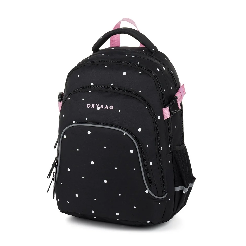 Študentský batoh OXY SCOOLER Dots bodkovaný design