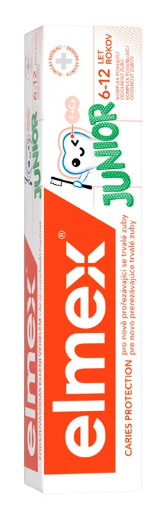 ELMEX JUNIOR ZUBNÁ PASTA 1×75 ml, detská zubná pasta