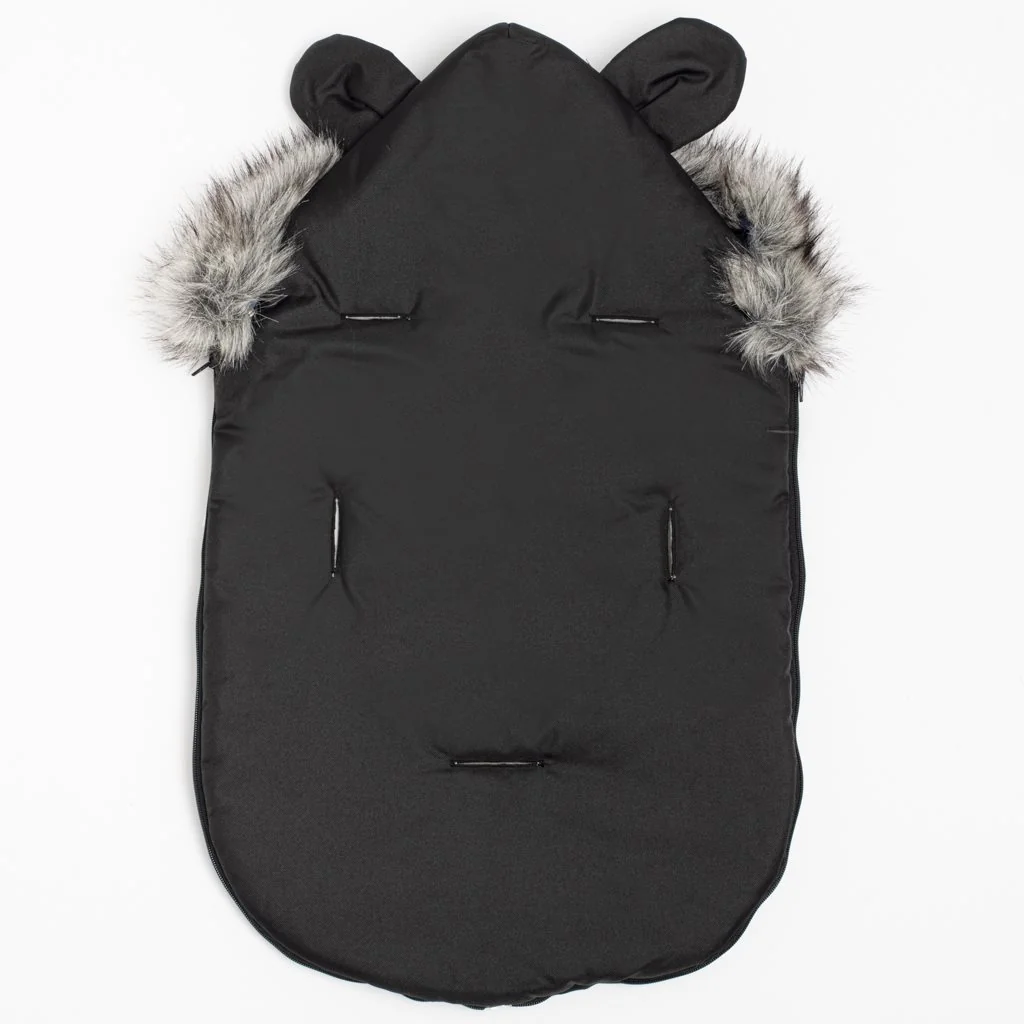 Zimný fusak New Baby Lux Fleece graphite , 20C53469
