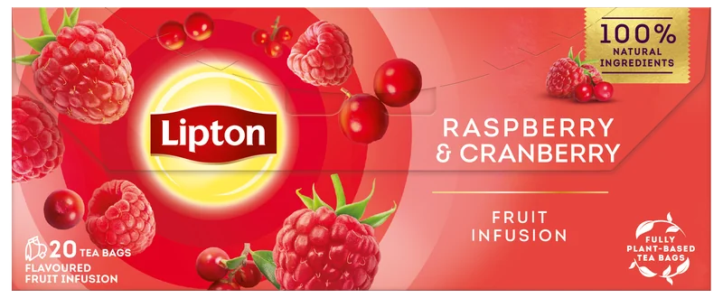 Lipton Raspberry with Cranberry 1,7g 20 ks