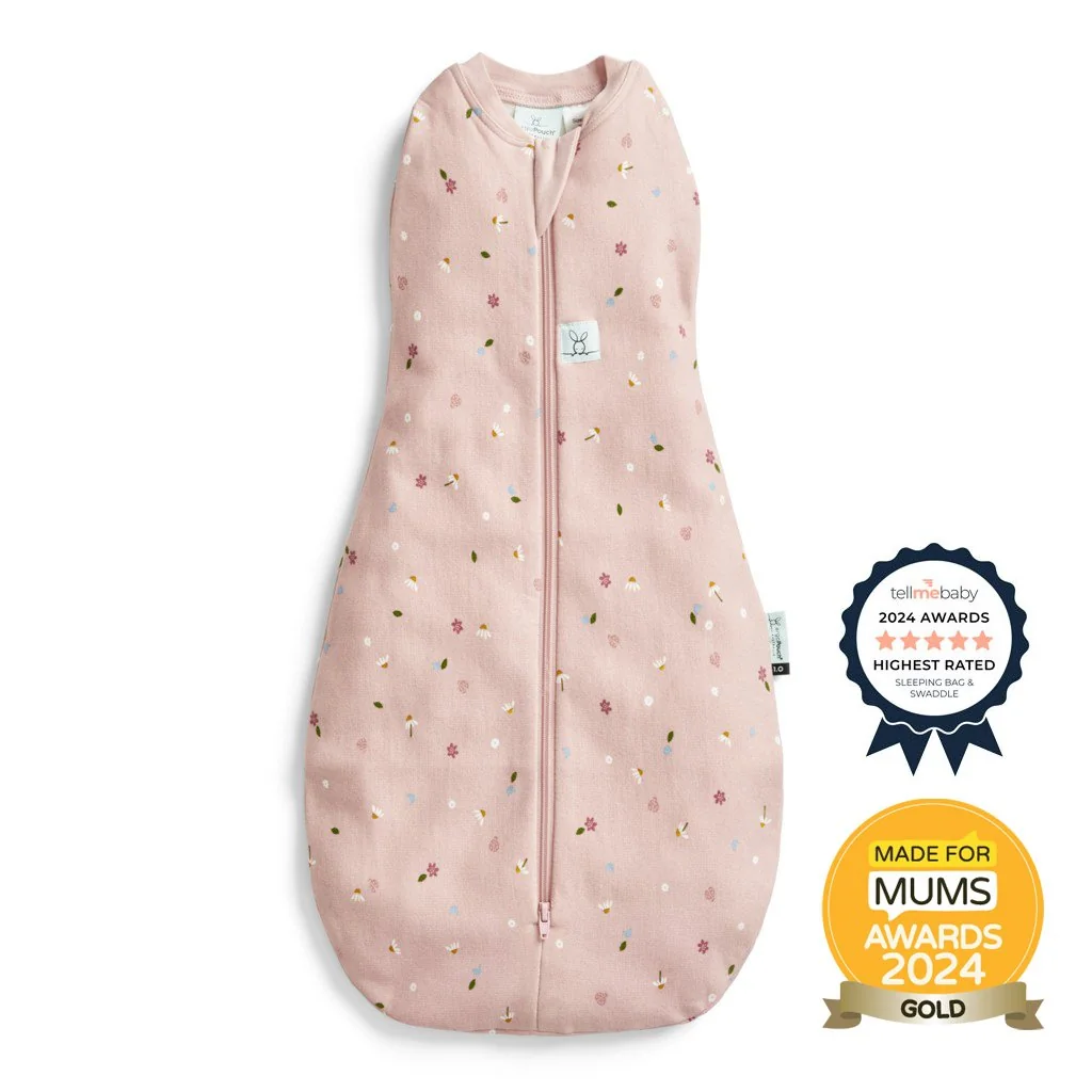 Zavinovačka a vak na spanie 2v1 Cocoon Daisies 3-6 m, 6-8 kg, 1 tog