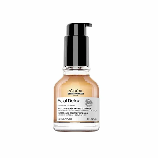 L´Oréal Professionnel Koncentrovaný olej proti usadzovaniu kovových častíc Metal Detox 1×50 ml, olej na vlasy