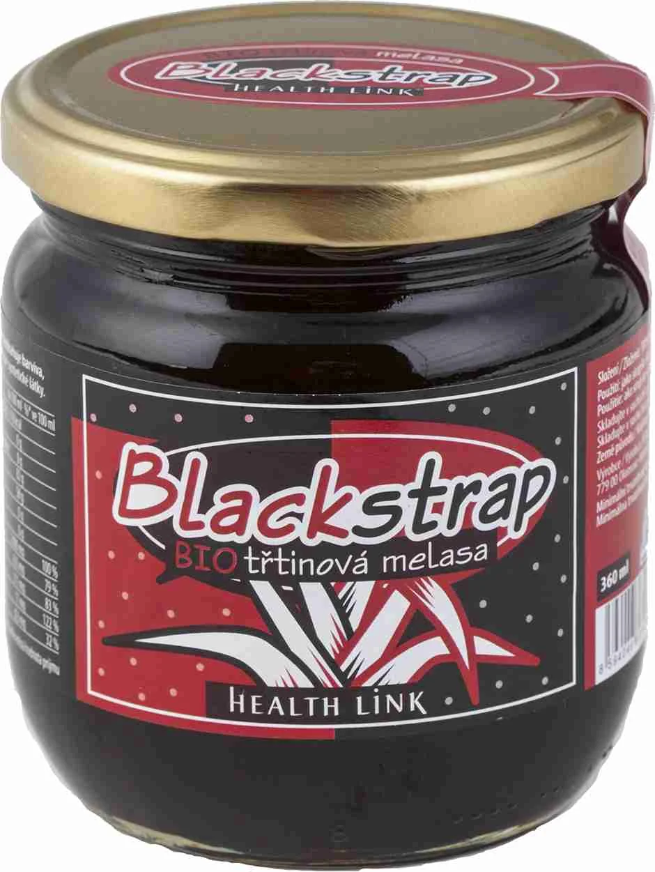 Health Link TRSTINOVÁ MELASA BIO - Blackstrap 1×360 ml, prírodné dochucovadlo