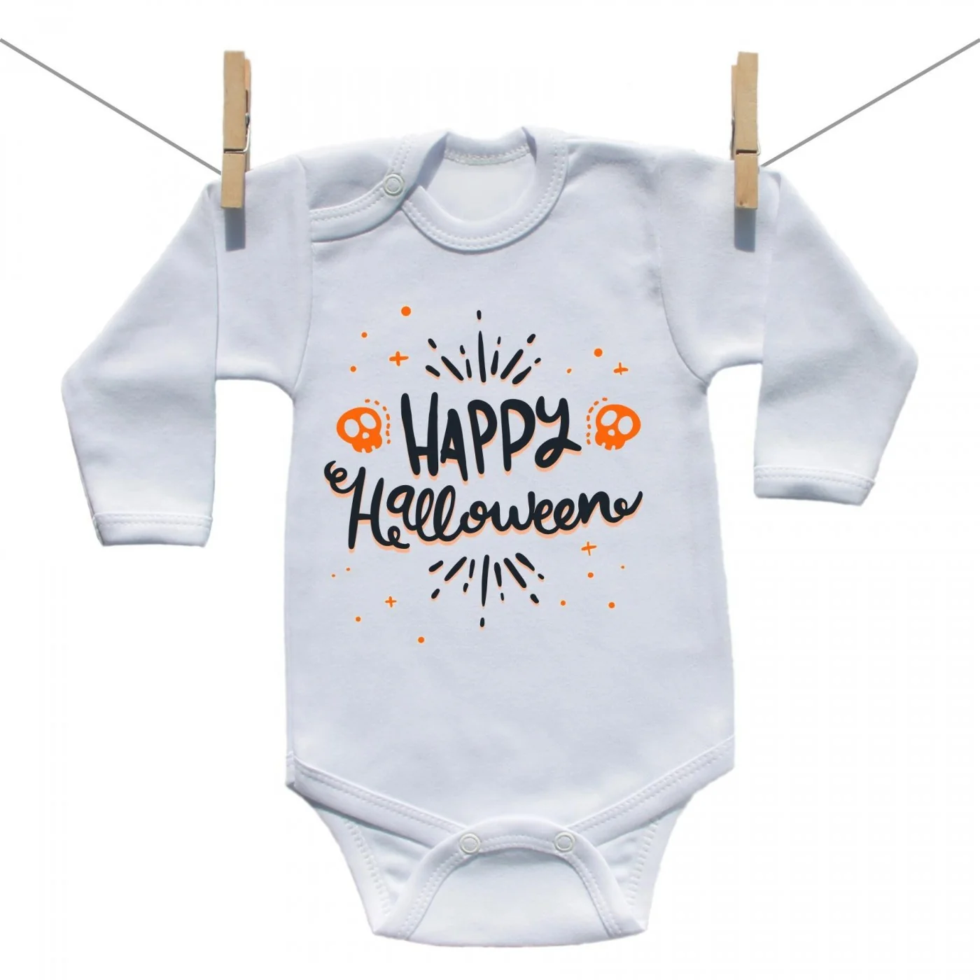 Boodyy Body s dlhým rukávom Happy Halloween Veľkosť: 62