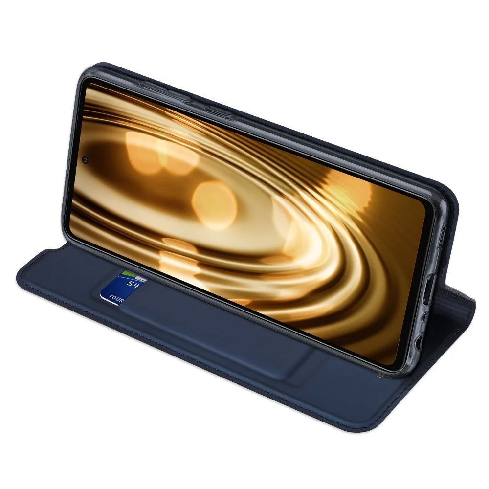 DUX DUCIS Skin Pro knižkové puzdro na Samsung Galaxy A72, modré